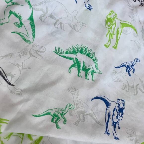 Sonoma for Life Dinosaur TRex Raptor Full Flat Bed Sheet 100% Polyester - Picture 1 of 4
